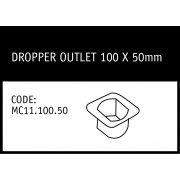 Marley Classic Dropper Outlet 100 x 50mm - MC11.100.50